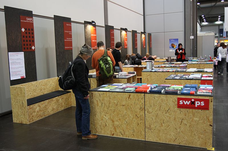swips-e28093-swiss-independent-publishers-leipziger-buchmesse The SWIPS – Swiss Independent Publishers stand at Leipzig Book Fair.