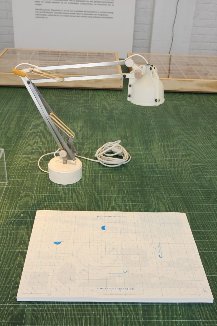 Openstructures lamp from Thomas Lommée & Christiane Högner, as seen at Occupation:Designer, MAD Brussels