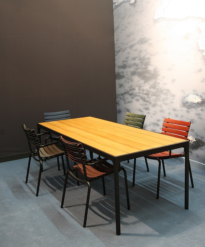 Clips Side Chairs and Four Table by Henrik Pedersen for Houe, as seen at spoga+gafa Cologne 2017