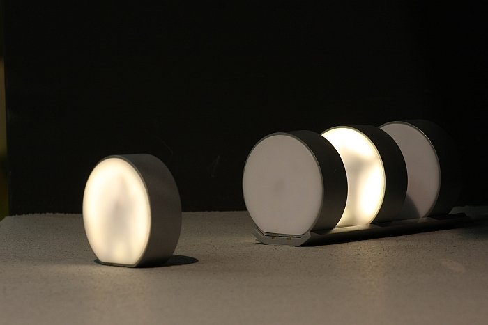 Sliced Lamp by Juliane Fuchs, as seen at unique youngstar 2017, Cologne