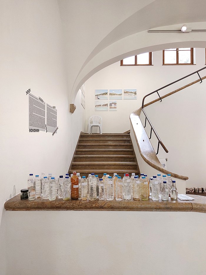 Part of the presentation of the project 750 Mineral Springs of Greece, as seen at Water and Time in Education and Design- ZAZ Bellerive - Zentrum Architektur Zürich