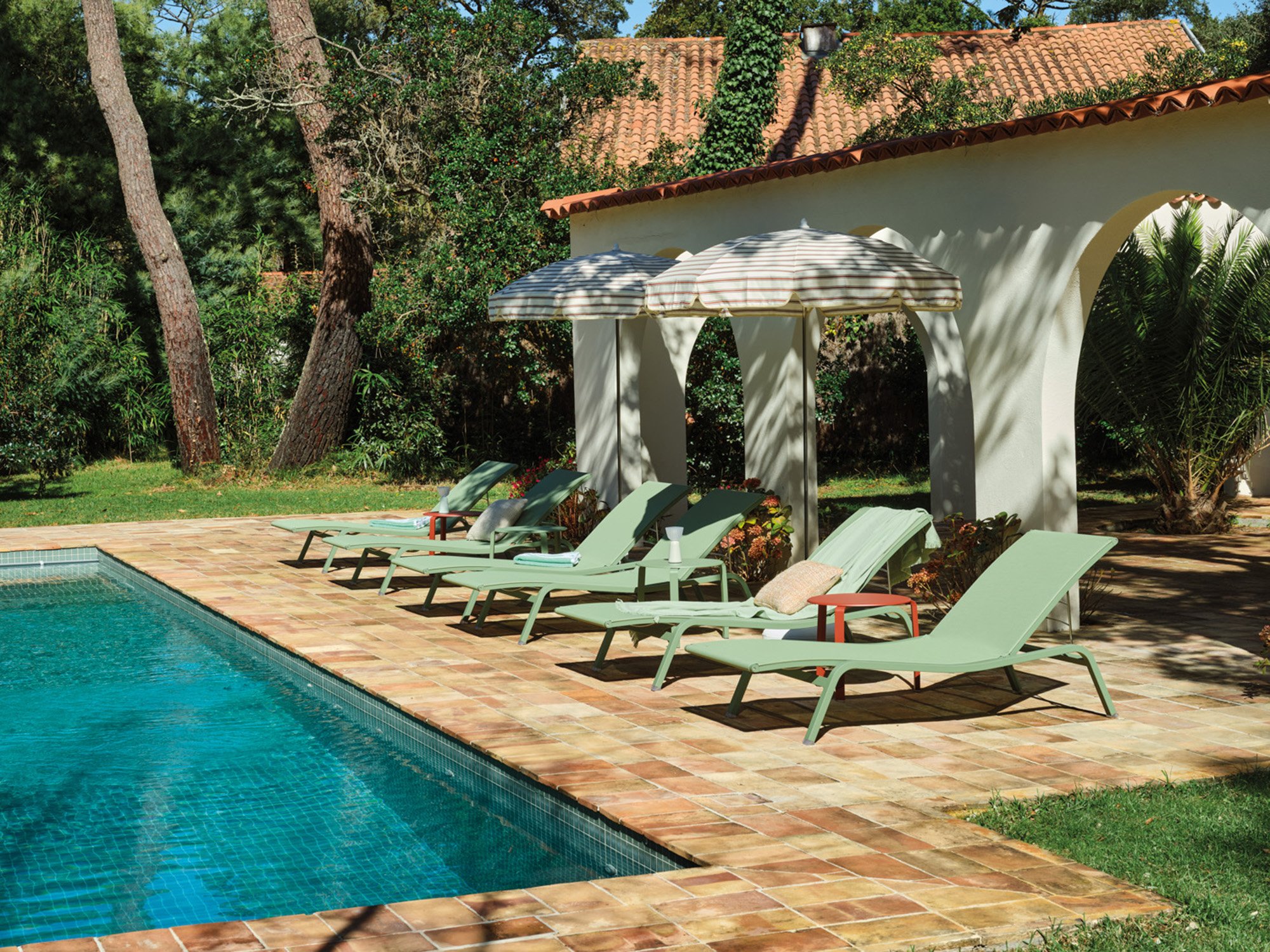 Alizée Sun Lounger by Fermob Alizée Sun lounger