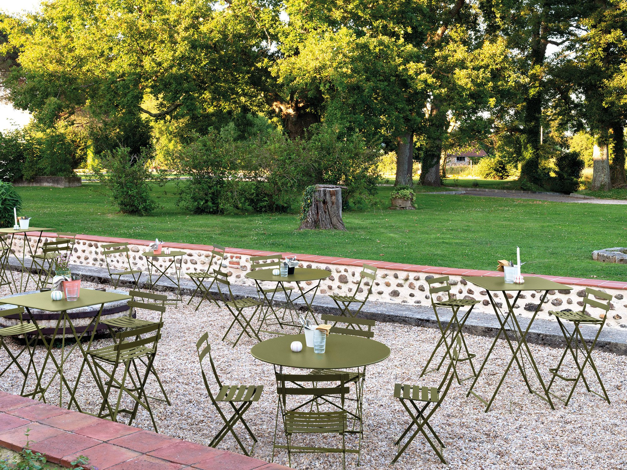 Fermob Bistro folding chairs and folding tables Fermob Bistro folding chairs and folding tables