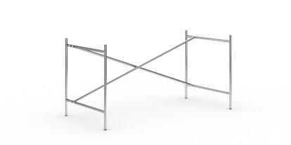 Eiermann 2 Table Frame, Chrome, Vertical,  offset, 135 x 66 cm, Without extension (height 66 cm)