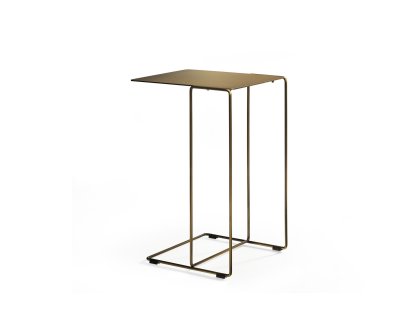 Oki Side Table, H 52 x W 30 x D 36 cm, Brass, Brass