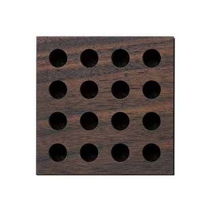 Meterware Accessories, Performated block, walnut