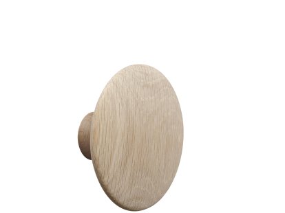The Dots Hook, M (Ø 13 cm), Oak
