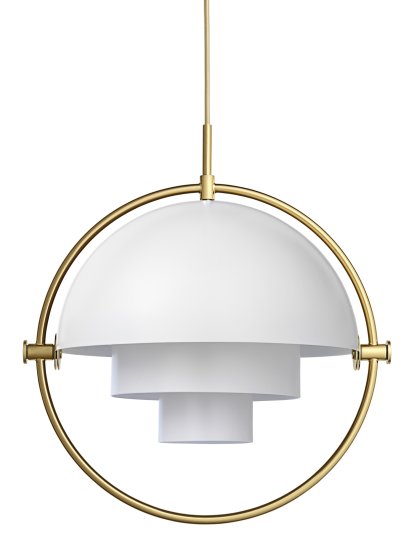 Multi-Lite Pendant Lamp, White