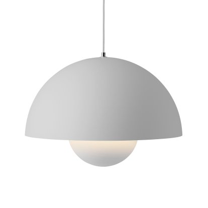 Flowerpot VP2 pendant light, Matt light grey