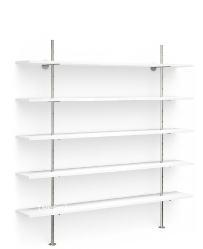 Regal Eiermann, Melamine white, 200 cm, 200 cm